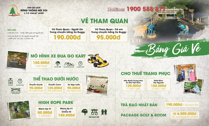 Du lịch Rừng Thông Núi Voi 2024