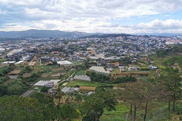 Toàn cảnh Đà Lạt nhìn từ trên cao
