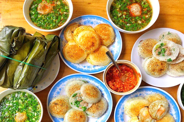 Những phần bánh căn thơm ngon